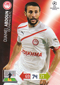Djamel Abdoun Olympiacos FC 2012/13 Panini Adrenalyn XL CL #190